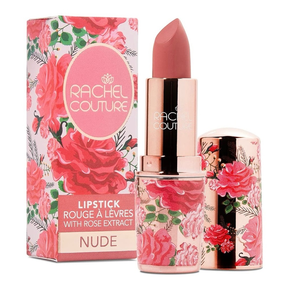 Rachel Couture Lipstick in Nude with Rose Extract NIB